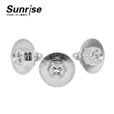 Mặt bích lục giác Đầu tròn Chữ thập Răng có ren Vít tự khai thác